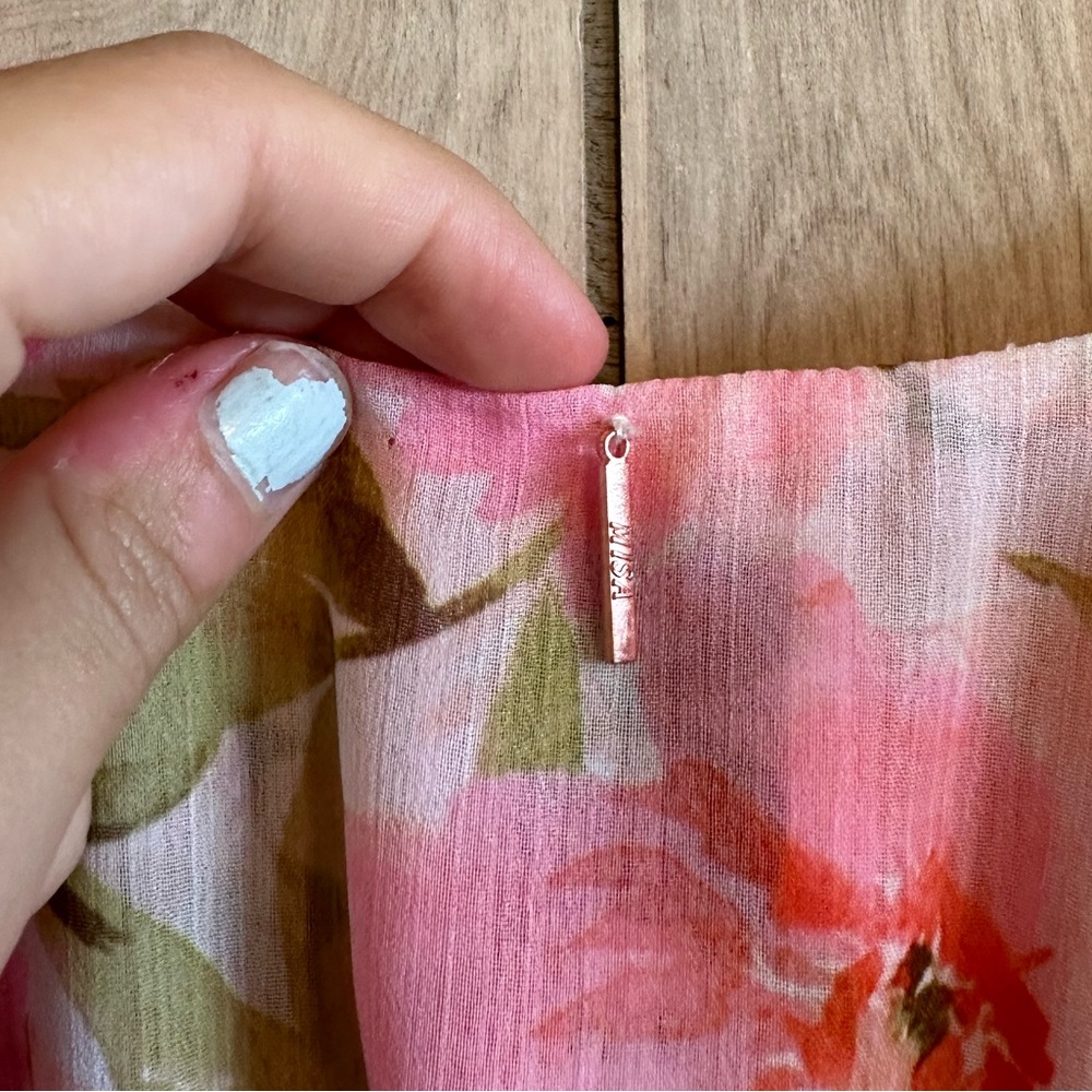 NWT MISA Los Angeles Lily Dress in Blushing Flora - Picture 6 of 9